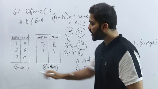 Lec-48: Set Difference in Relational Algebra | Database Management System смотреть онлайн