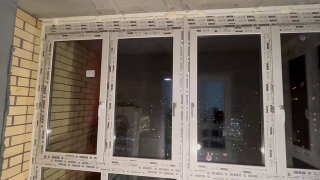 ЖК Пригород Лесное - замена остекления лоджии от застройщика на Rehau Grazio смотреть онлайн