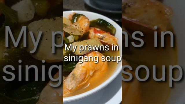 Prawns In Sinigang Soup