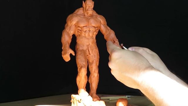 Скульптура персонажа 