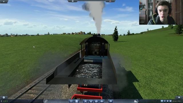 Transport Fever-обзор мода паровоз 0-5-0(Серия Э)+Вагоны начала 20 века смотреть онлайн