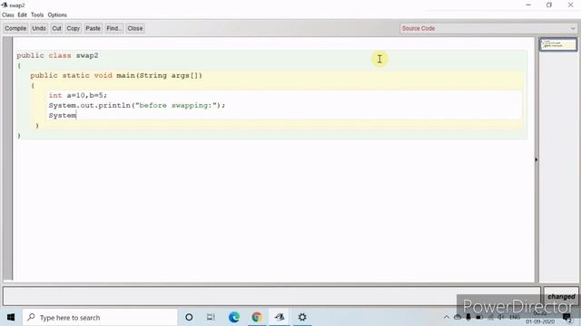 swap two numbers without using third variable in java смотреть онлайн
