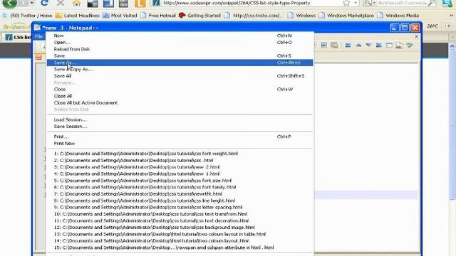 CSS list-style-type property смотреть онлайн
