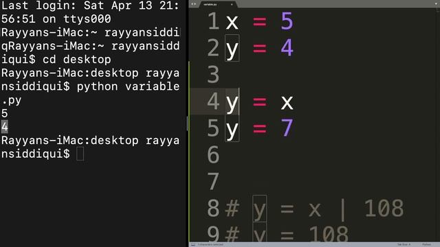Assignment Operator in Python | Learning Python for Beginners (06) смотреть онлайн