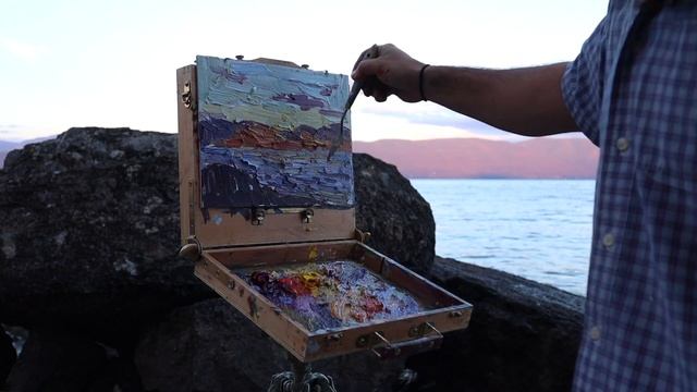 Plein Air Painting: Evening Sketches On Flathead Lake, Montana