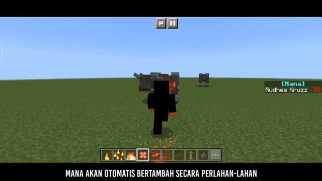 Magic Mod Minecraft Bedrock || Magical Warfare - Fire Magic Addon (1.20 Support) Mod Showcase