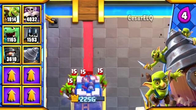 DAÑO DE TODAS LAS CARTAS a NIVEL de ELITE | OLIMPIADAS de CLASH ROYALE смотреть онлайн