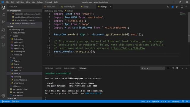React - Learn how to create Progressive Web App - Exploring App Structure and Workflow смотреть онлайн