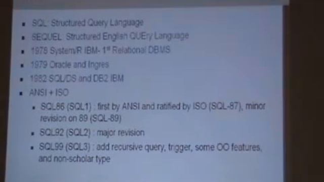 Ch4 & 5 (Part 1): SQL Database Language смотреть онлайн
