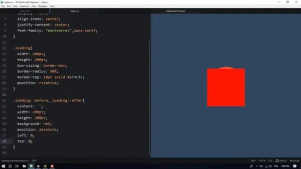 Потрясающая Анимация Загрузки HTML и CSS | HTML & CSS