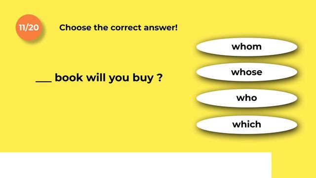 Relative Pronouns Exercise (Who, Whom, Which, Whose) смотреть онлайн