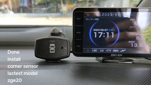 corner sensor lastest model install on toyota wish zge20 смотреть онлайн