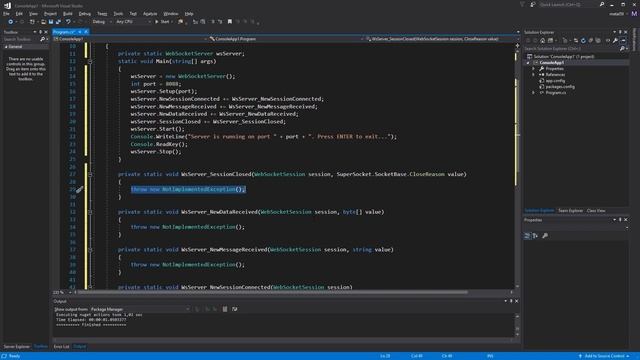 C# WebSocket Server Tutorial смотреть онлайн