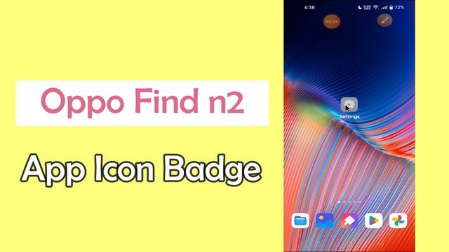 Oppo Find N2 App Icon Badge || Not showing app icon badges смотреть онлайн