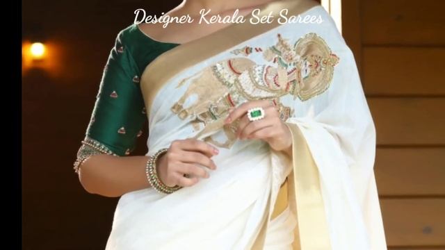 LATEST ONAM SPECIAL SET MUND AND SET SAREE COLLECTION-ONLINE SHOPPING- смотреть онлайн