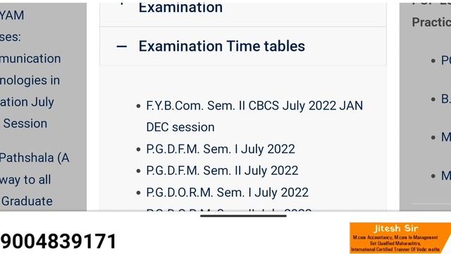 IDOl- Examination Timetable Released 2022 July|Official circular|University of Mumbai| смотреть онлайн