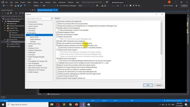 How to Disable Break Mode page in Visual Studio смотреть онлайн