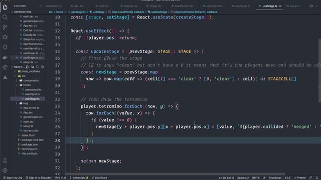 React Tetris with Typescript - Build Tetris with typescript - Typescript Tetris смотреть онлайн