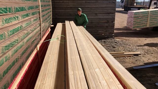 Вагонка проф. штиль, 15*148 мм, сорт AB (живой обзор пиломатериалов) смотреть онлайн