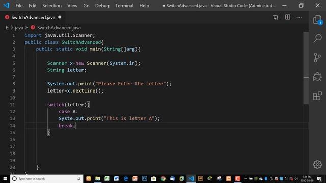 Java Switch Statement in Tamil | Scanner import | Part ~ 2 | NVQ 5 | Software Programming смотреть онлайн