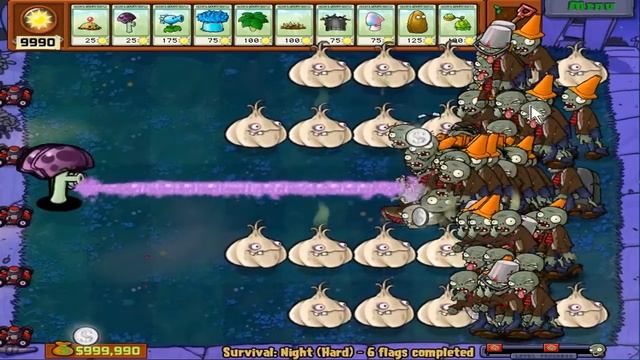 1 Gatlic Scaredy-shroom vs Zombies - Plants vs Zombies смотреть онлайн