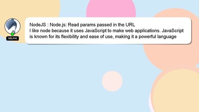 NodeJS : Node.js: Read params passed in the URL смотреть онлайн