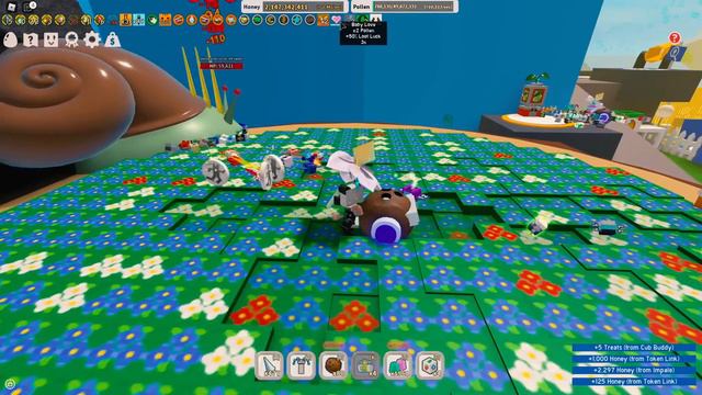 Забустил амулет улитки в Bee Swarm Simulator смотреть онлайн