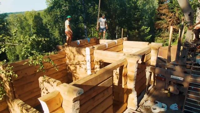 Отзыв владельца деревянной бани из лафета «Оркла» / Рубленые дома смотреть онлайн
