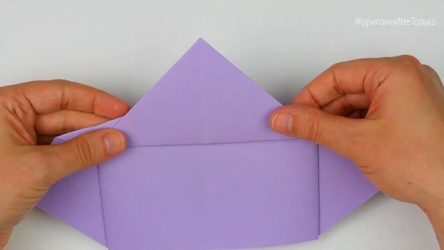 Как сделать самолет - летучую мышь - из бумаги [Оригами] смотреть онлайн