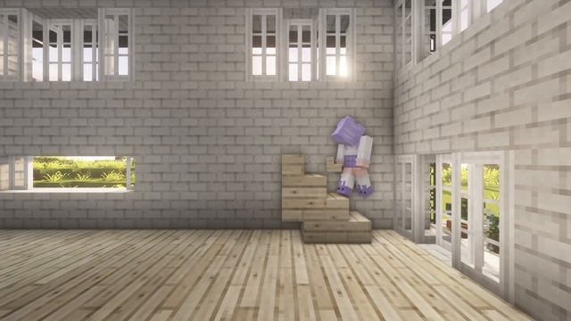 Aesthetic Minecraft White Brick House (CIT Resource Packs) смотреть онлайн