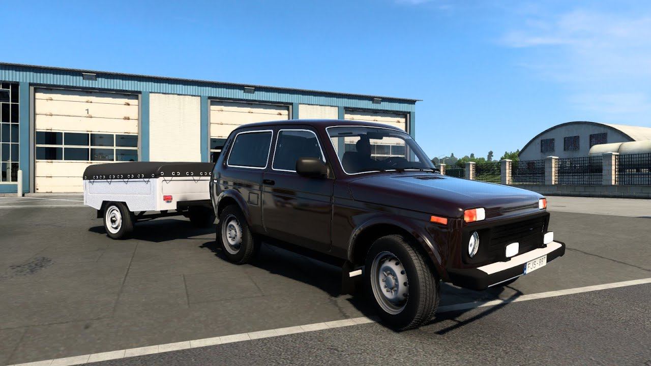 [ETS 2] LADA Niva Trailer Delivery To Sofia смотреть онлайн