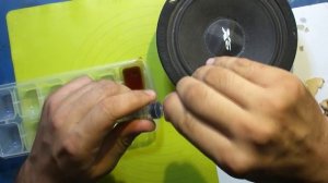 Ремонт динамика Alphard x6. Повреждение диффузора.