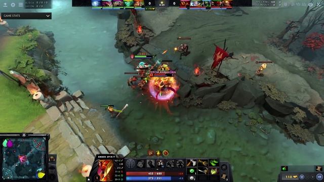 НОЛЬ КОНТРЫ: Ember Spirit vs Monkey King смотреть онлайн