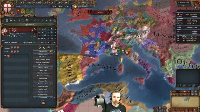 EUIV: Honest Competition (Genoa) Episode 1 - Powerful Friends смотреть онлайн