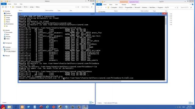 Linux Tutorial 1 - Copy files to a remote server using Putty PSFTP смотреть онлайн