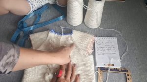 #детский комбинезон с капюшоном платочной вязкой