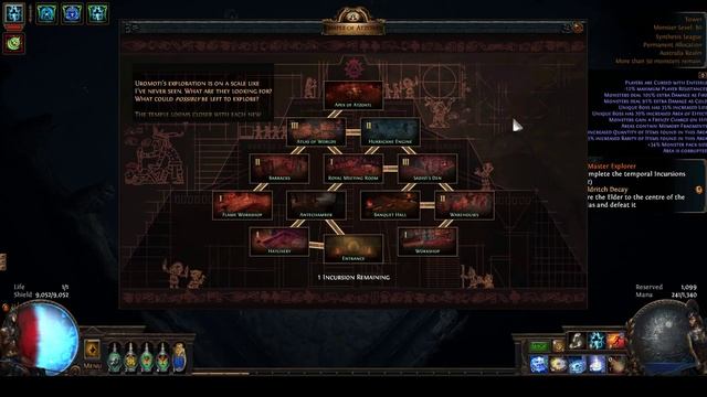 Path of Exile - Incursion/Temple of Atzoatl tutorial part 1 смотреть онлайн