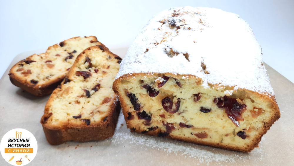 КЕКС С ИЗЮМОМ И КЛЮКВОЙ НА ЙОГУРТЕ смотреть онлайн