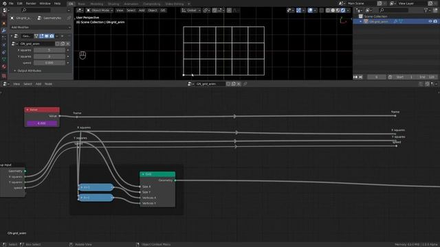 The Grid Challenge | Blender Geometry Nodes challenge, part 1 смотреть онлайн