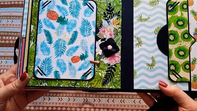 Тропический альбом. Скрапбукинг.