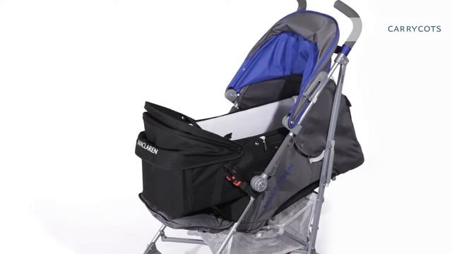 עגלות תינוק סל שכיבה אטום שחור חדש מקלארן Maclaren