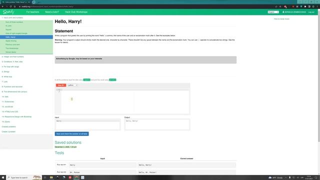 1.5 Hello, Harry! смотреть онлайн