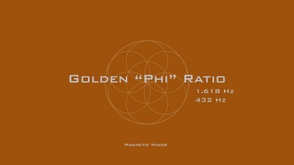 Golden Ratio "Phi Frequency" - Fibonacci Sequence (1.618 Hz) - Monaural Beats - Meditation Music