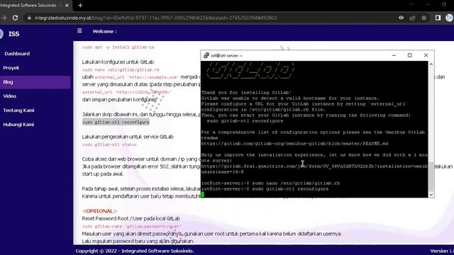Tutorial Membuat Lokal Repository Server menggunakan GitLab dan Ubuntu Server смотреть онлайн