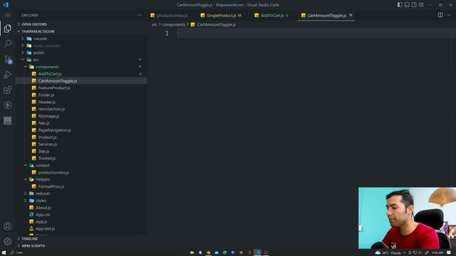 React Ecommerce Website #23: Product Quantity Increment & Decrement Button with React JS ? смотреть онлайн