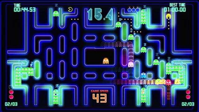 PAC-MAN Championship Edition DX+ - Mountain (DLC) - All Game Modes! | 720p60 | смотреть онлайн