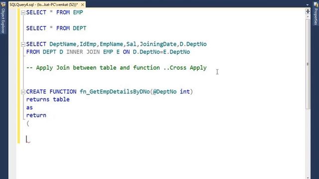Cross Apply in SQL Server | cross apply vs inner join in Sql Server смотреть онлайн