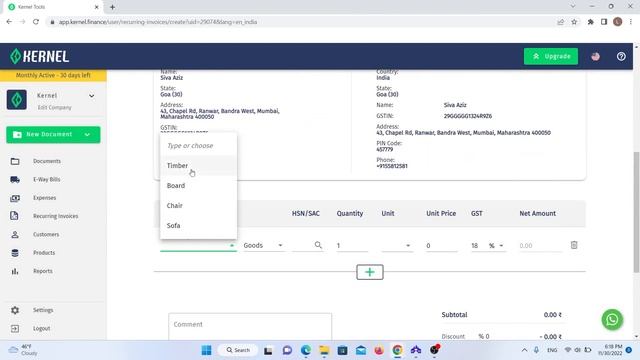 Kernel Billing Software Demo | Recurring Invoices смотреть онлайн