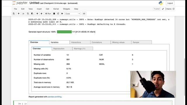 How to Begin Profiling Your Data with Pandas Profiling смотреть онлайн
