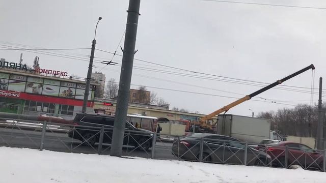 ЗАМЕНА ТРУБ на участкеУл.ПограничникаГарькавого—Ул.ЛётчикаПилютова вдоль Проспекта Ветеранов. смотреть онлайн